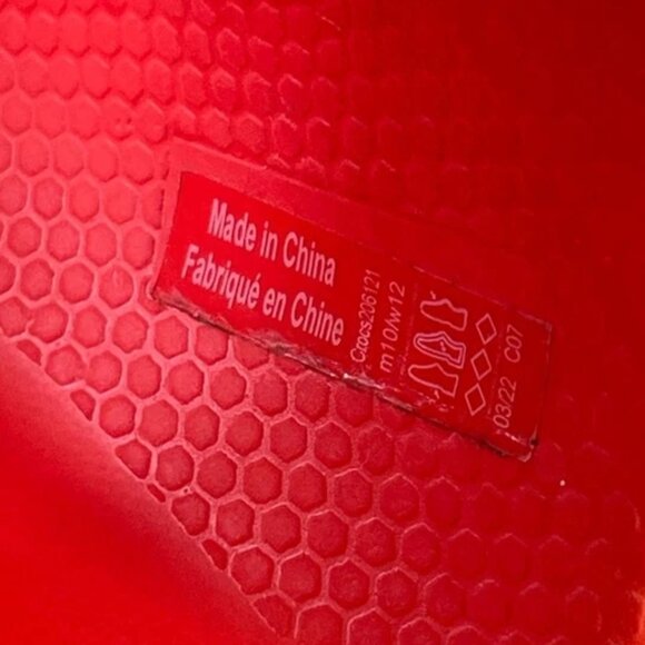 Crocs Classic 206121 Bright Red Slip On Open Toe Comfort Slide Sandals Men's 10 - Picture 6 of 8